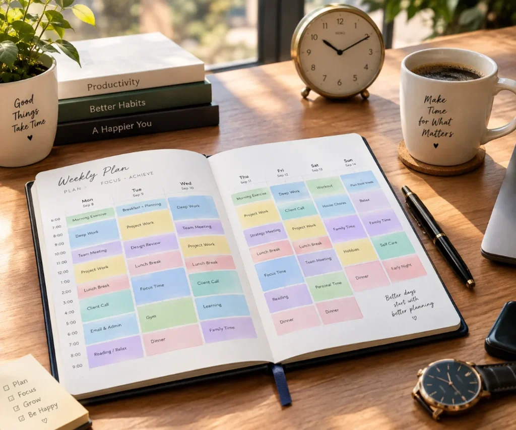 Professional developing an effective timetable